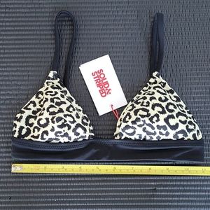 The Morgan Leopard Print Bikini Top